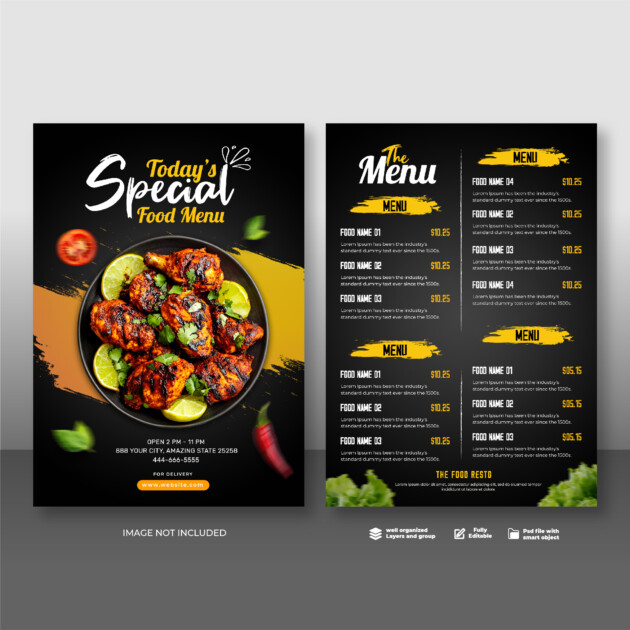 Menu Cards